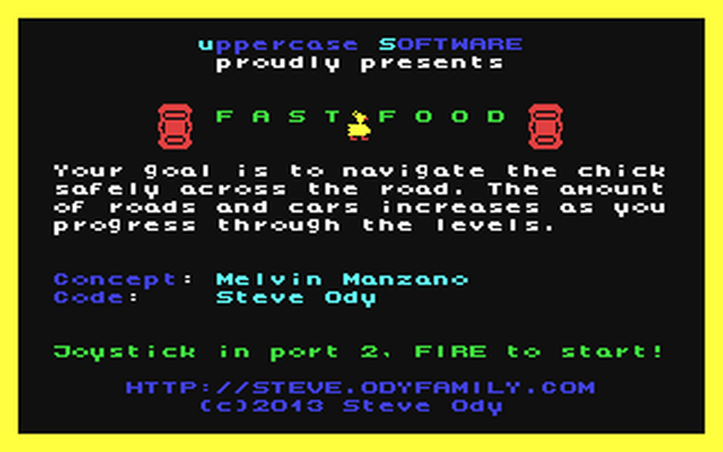 C64 GameBase Fast_Food_[Preview] (Preview) 2013